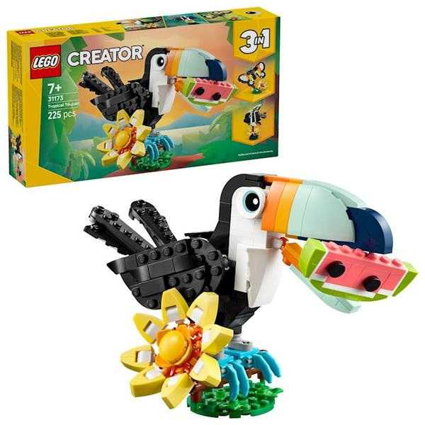 lego creator fauna salvaje: tucan tropical (lego - 31173)