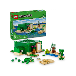 lego minecraft casa tortuga de la playa (lego - 21254)