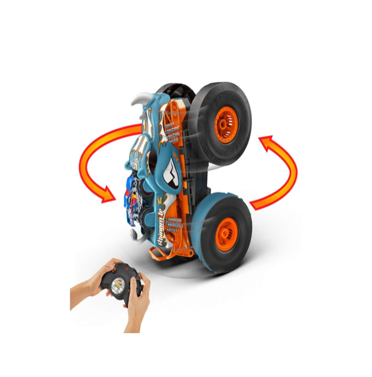 hot wheels rc rhinomite radio control (mattel - hpk27)