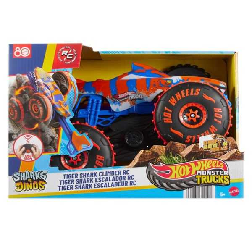 hot wheels monster trucks r/c tiger shark climber (mattel - jfr39)