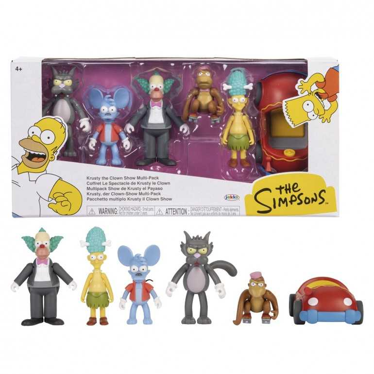 los simpsons s2 multipack 6 figuras de 7 cm (jakks pacific - 197584)