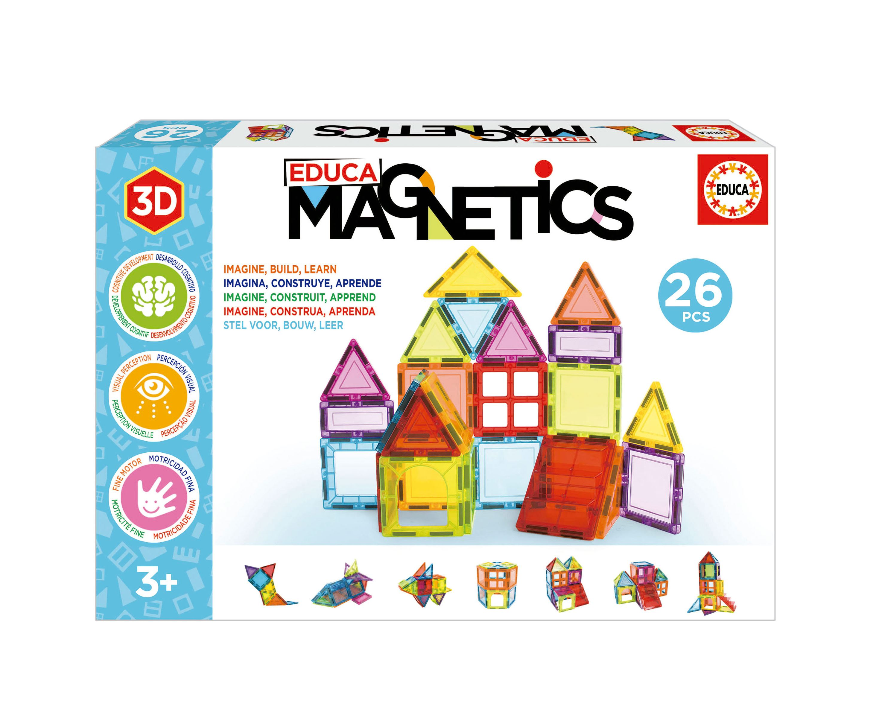 educa magnetics 26 piezas (educa - 20022)