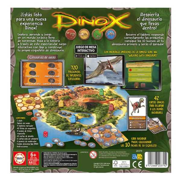 dinox juego de mesa interactivo (educa - 203799