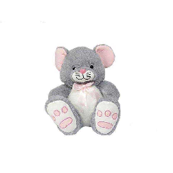 peluche ratita sentada 45 cm (artesania beatriz - 13522)