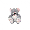 peluche ratita sentada 45 cm (artesania beatriz - 13522)