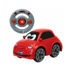 chicco fiat 500 red radio control (artsana - 11457)