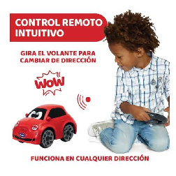 chicco fiat 500 red radio control (artsana - 11457)