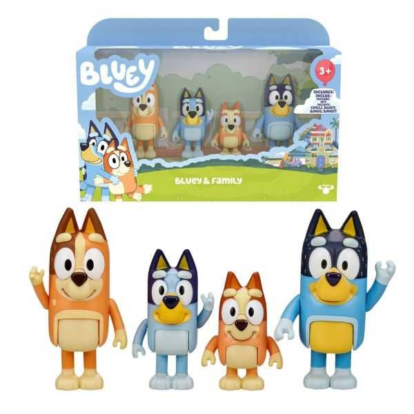 moose bluey pack 4 figuras familia moose toys - 13009)