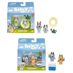 moose bluey pack 2 figuras lets play chef (moose toys - 18912)
