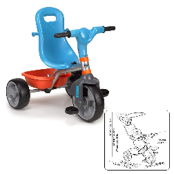 feber triciclo baby plus music