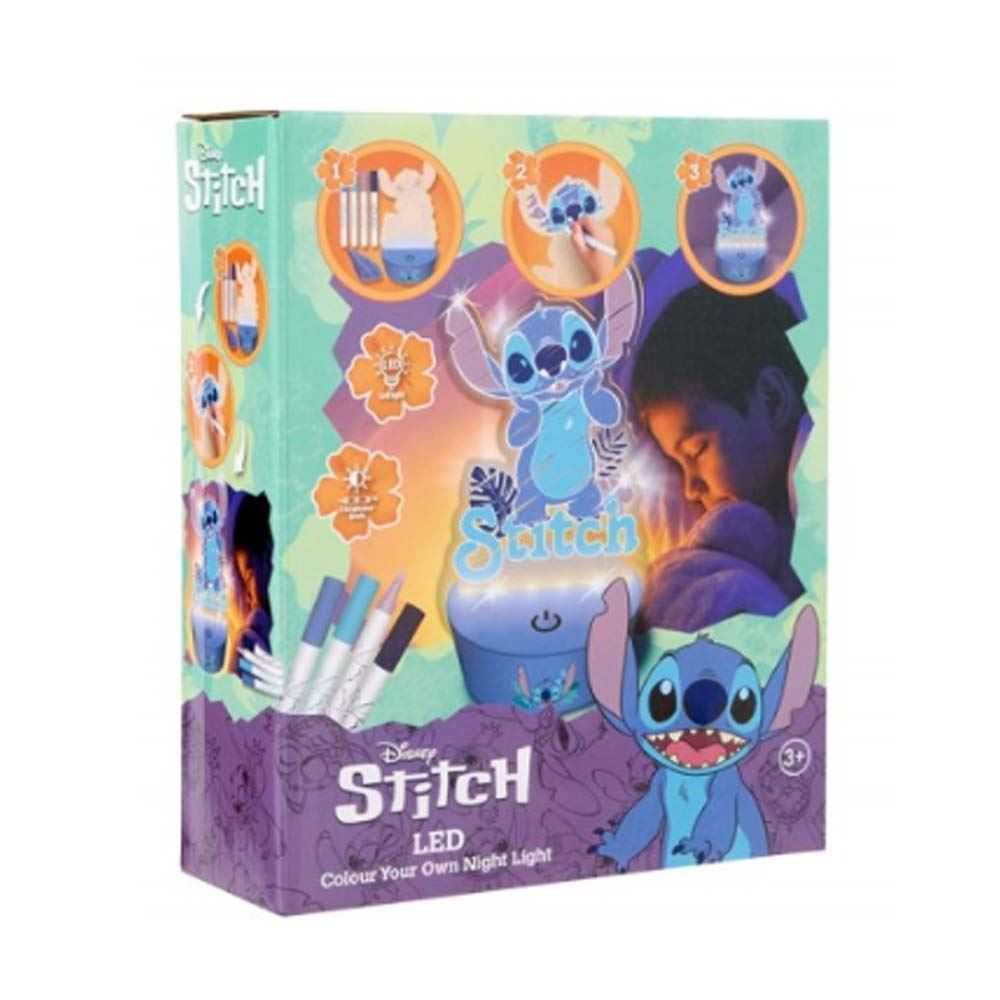 stitch colorea tu lampara led (st60198)