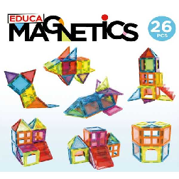 educa magnetics 26 piezas (educa - 20022)