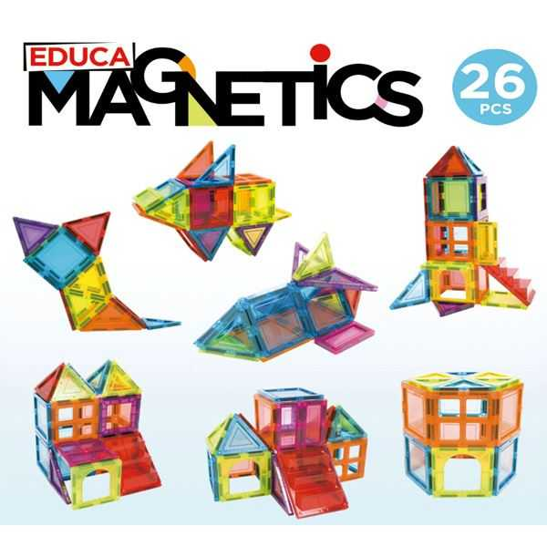 educa magnetics 26 piezas (educa - 20022)