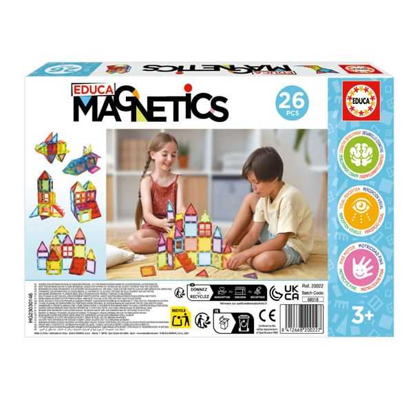 educa magnetics 26 piezas (educa - 20022)