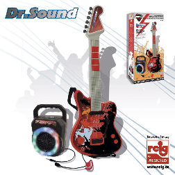 guitarra electrica+bafle bluetooth (reig - 874)