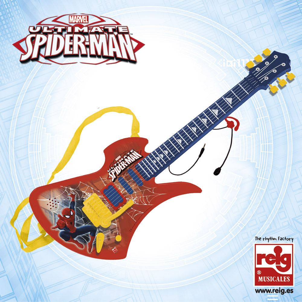 spiderman guitarra electronica spiderman guitarra electronica