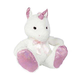 peluche unicornio sentado 45 cm (artesania beatriz - 13518)