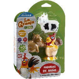 la granja de zenon figuras de baÑo pack de 3 (bandai - to84100)