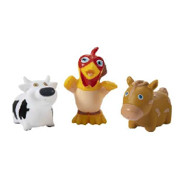 la granja de zenon figuras de baÑo pack de 3 (bandai - to84100)