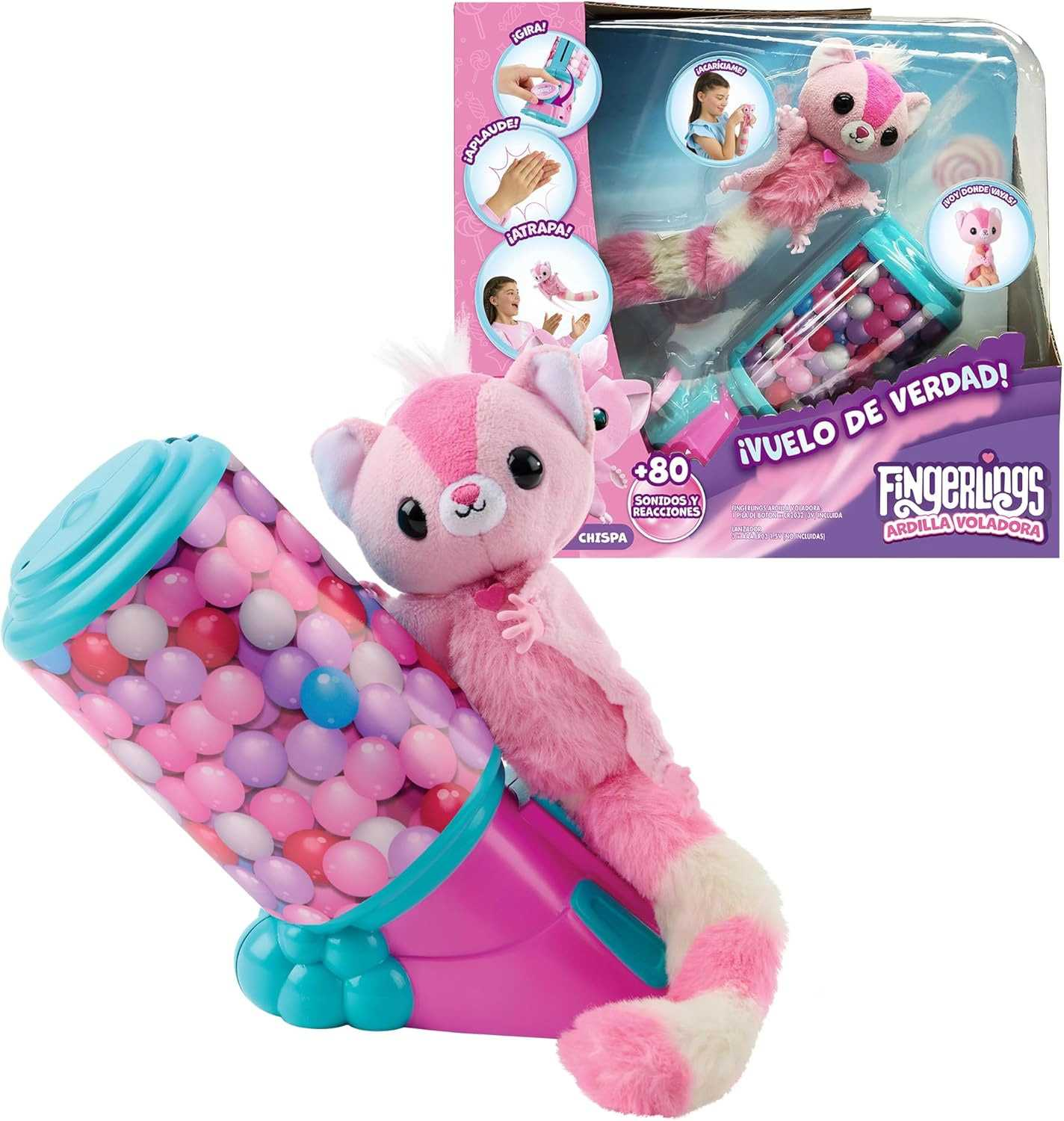 fingerlings ardilla voladora (bizak - 61853147)