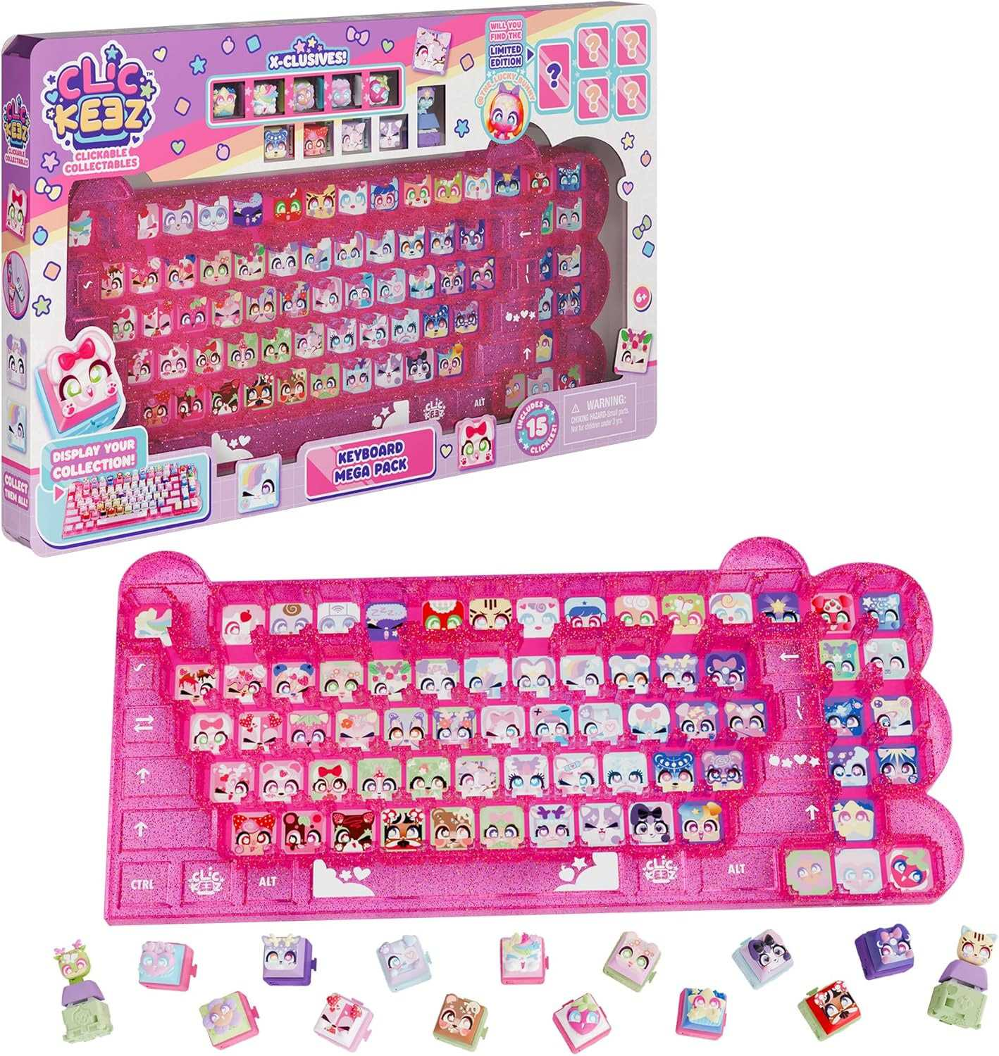 clickeez keyboard mega pack (bizak - 64554111)