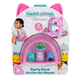 squishalongs mochila party pack playset (jazwares iberia - sqal0037)