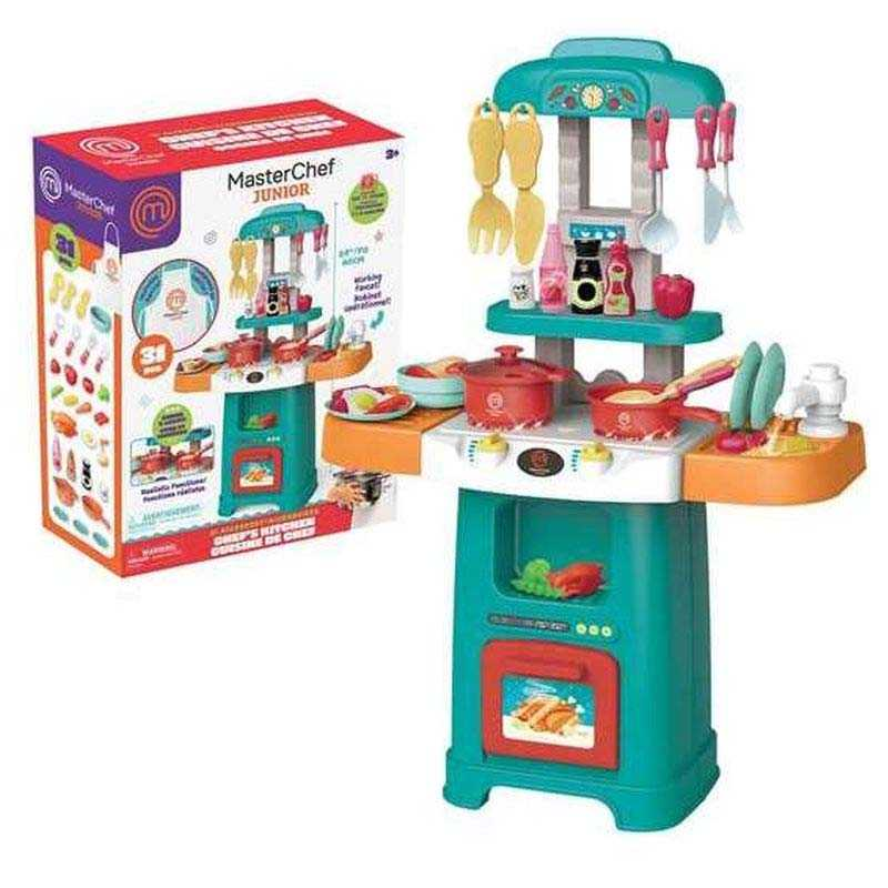 masterchef jr. cocina electronica 31 accesorios (famosa - mte01000)