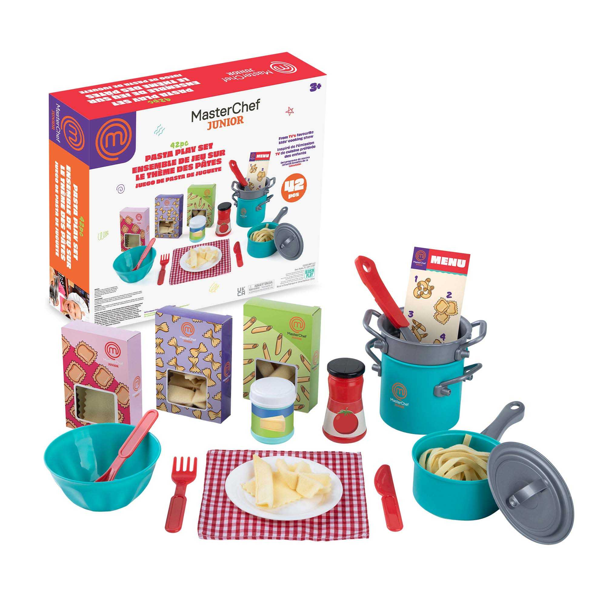 masterchef jr. set de pasta playset (famosa - mte04000)