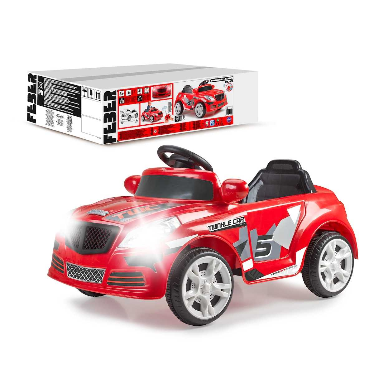 feber twinkle car r/c 12 voltios bateria de litio