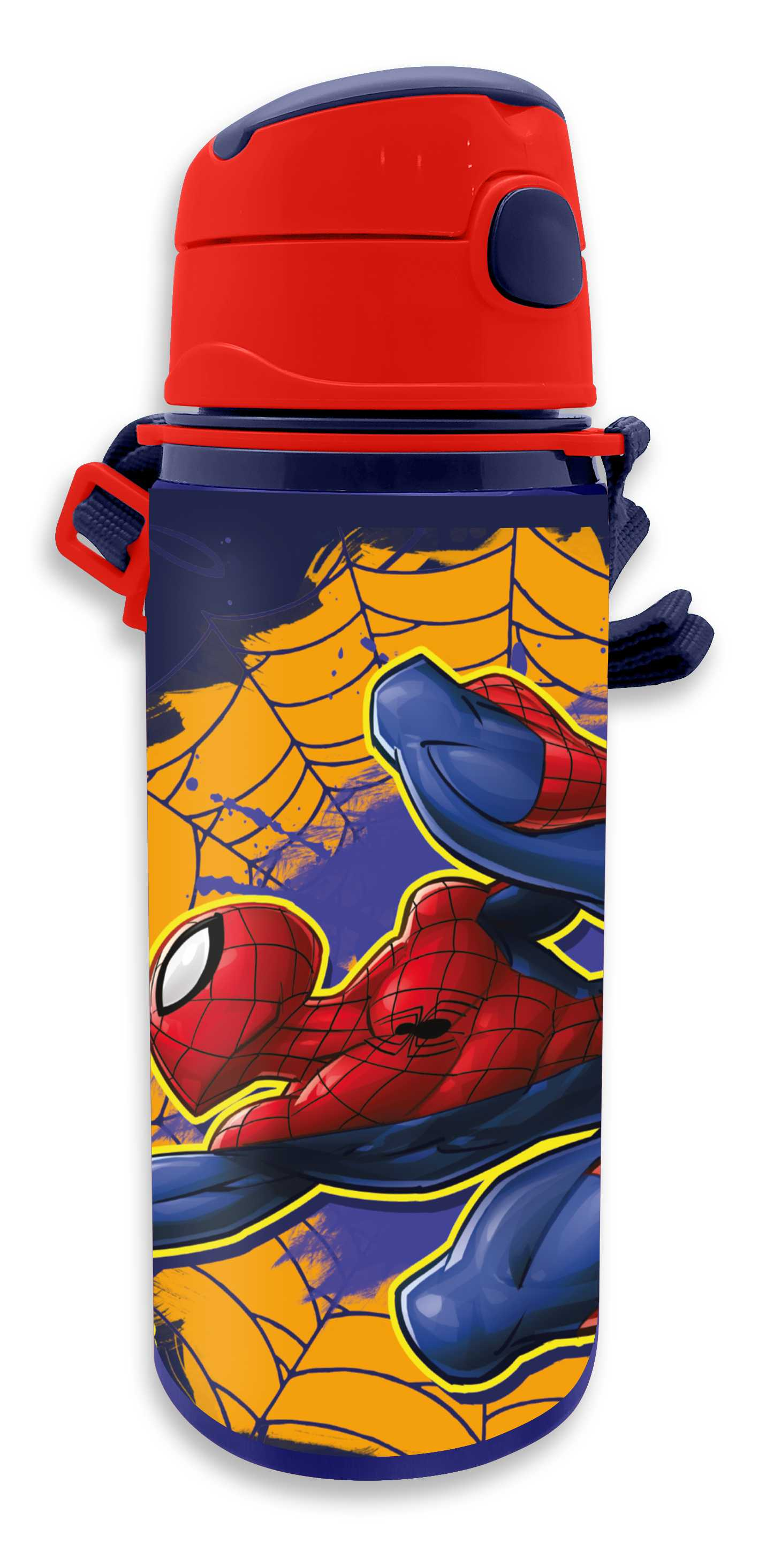 spiderman cantimplora con asa 600 ml (kids licensing - sp50073)