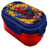 spiderman sandwichera con cubierto (kids licensing - sp50071)