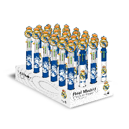 real madrid boligrafo 10 colores 3d (kids licensing - rm00008)