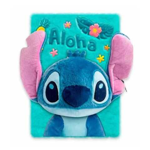 stitch diario secreto peluche 3d (kids licensing - st00117)