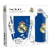 real madrid set papeleria+botella 650 ml (kids licensing - rm00029)