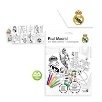 real madrid set de colorear+stickers (kids licensing - rm00025)