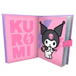 kuromi diario secreto peluche 3d (kids licensing - ku00010)