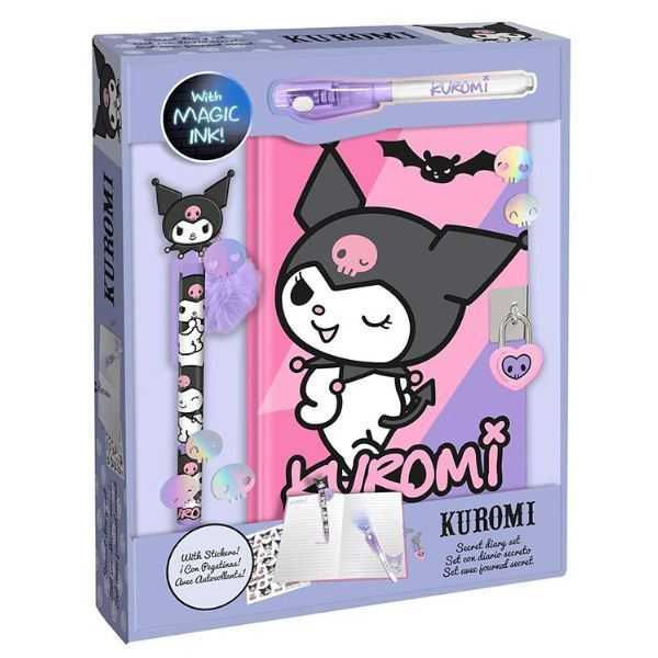 kuromi diario con boligrafo magico (kids licensing - ku00023)