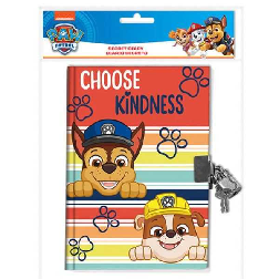 paw patrol diario con candado (kids licensing - pw19777)