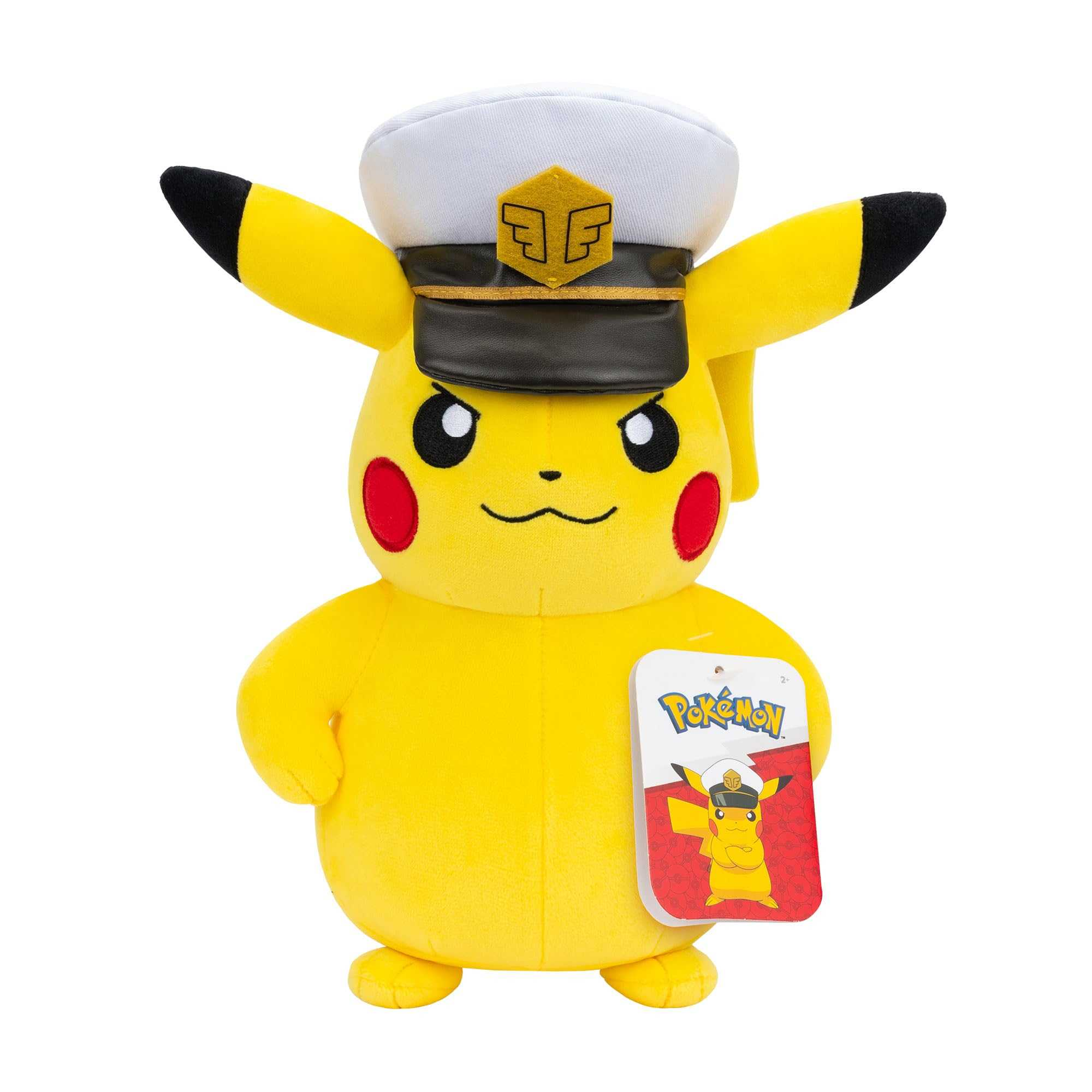 pokemon peluche capitan pikachu 21 cm (jazwares iberia - pkw4295) pokemon peluche capitan pikachu 21 cm (jazwares iberia - pkw4295)