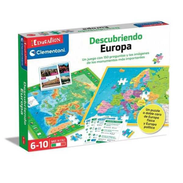 mapa geo descubre europa (clementoni - 55120)