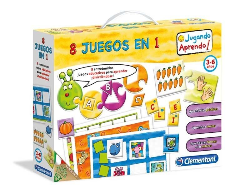 kit 8 juegos en 1 (clementoni - 55605)