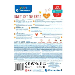 sonajero blando perrito (clementoni - 17785)