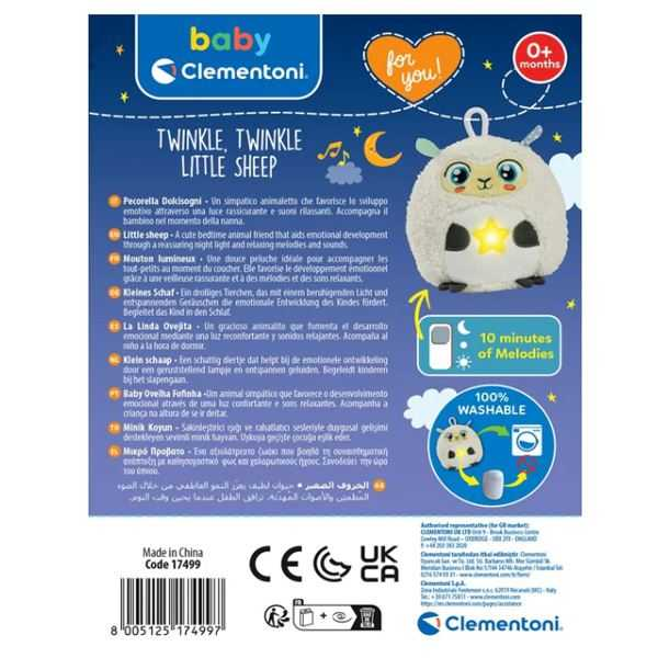 twinkle twinkle ovejita brillante (clementoni - 17499)