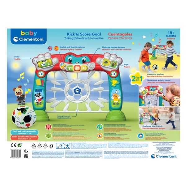 cuentagoles porteria interactiva (clementoni - 61430)