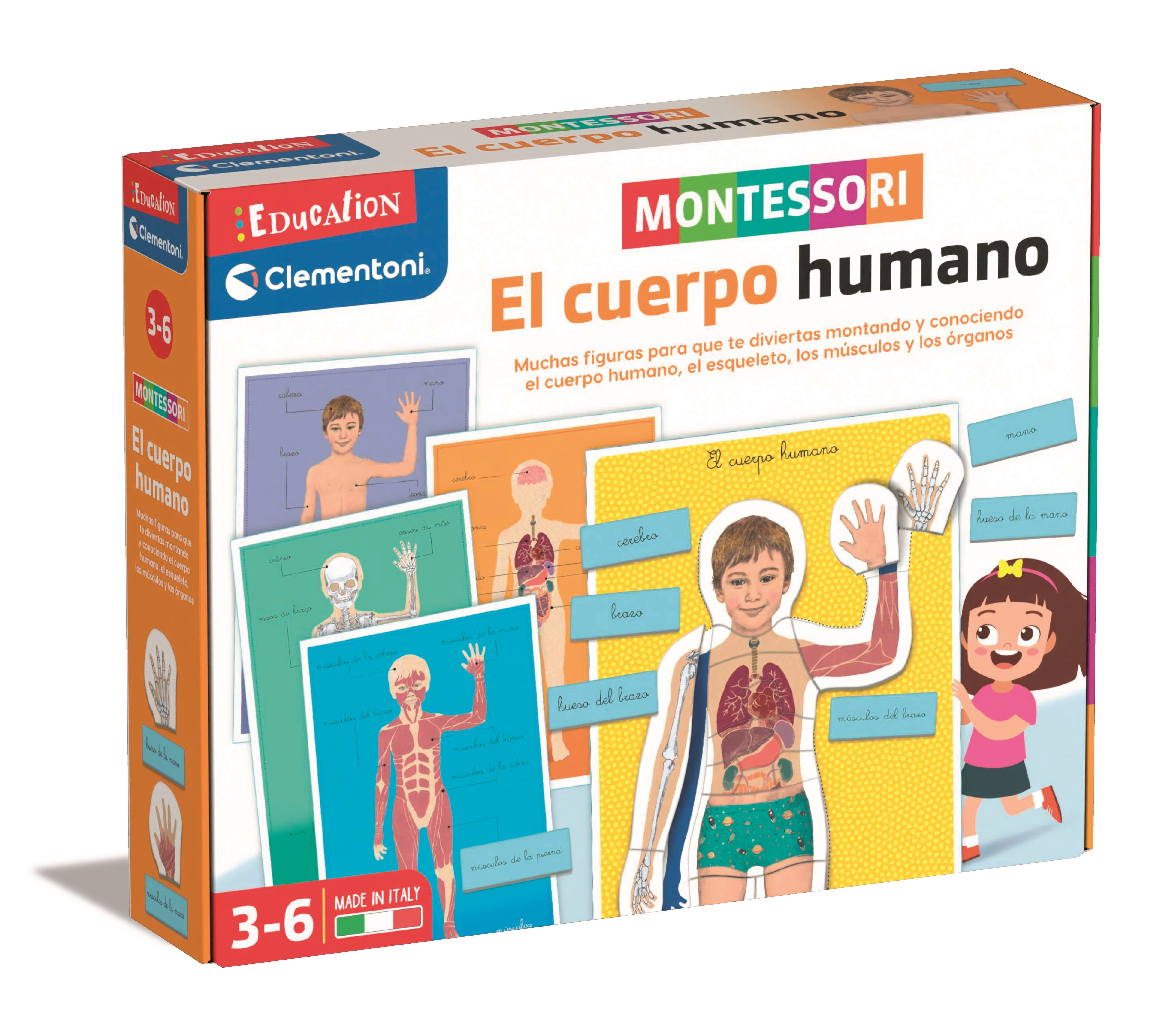 montessori el cuerpo humano (clementoni - 55476)