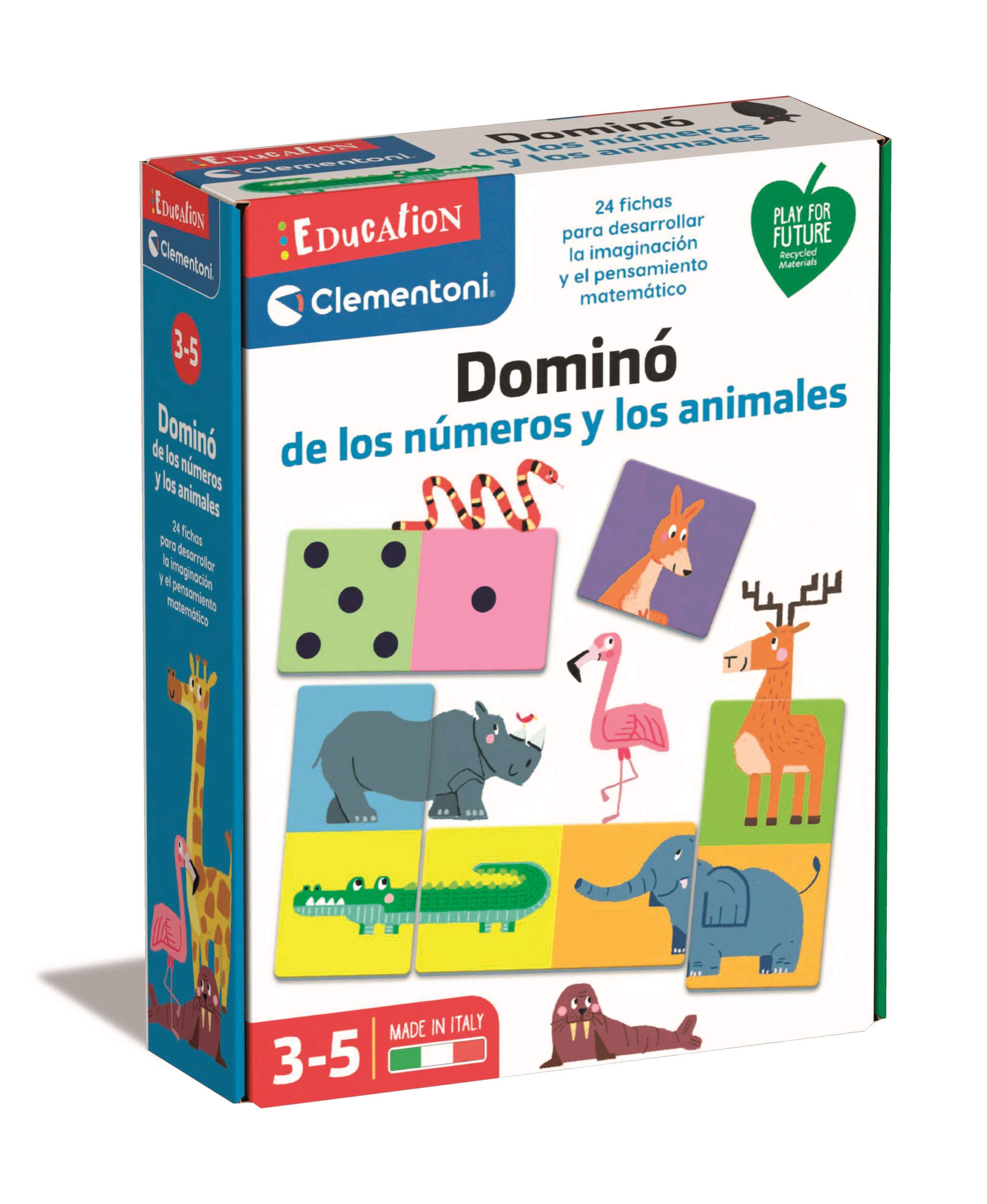 domino numeros y animales (clementoni - 55314)