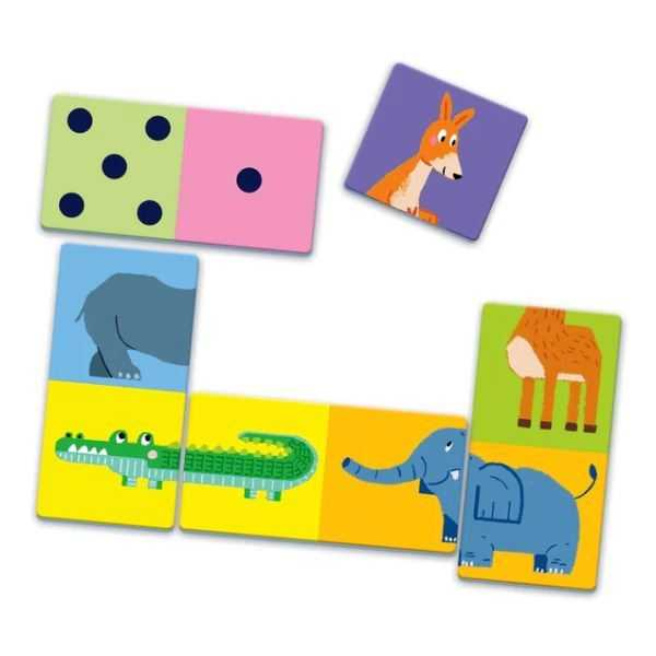 domino numeros y animales (clementoni - 55314)