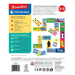 domino numeros y animales (clementoni - 55314)