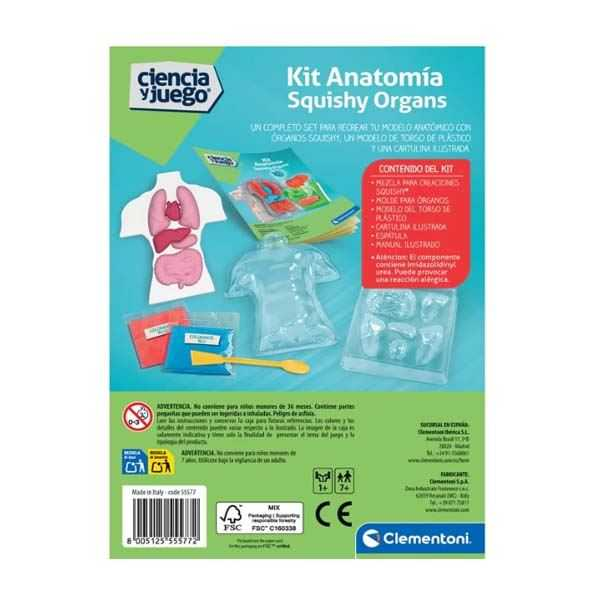 ciencia y juego kit anatomia squishy (clementoni - 55577)