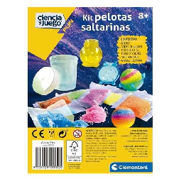 ciencia y juego set pelotas saltarinas ( clementoni - 55550)